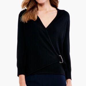 NIC + ZOE Vital Wrap Sweater Sz M